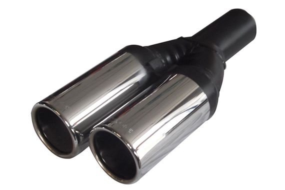 Finali doppi rotondi in acciaio dx diametro 70-80-90-100-120